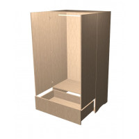 Wardrobe double door with 1 drawer and Lots of Hanging Space